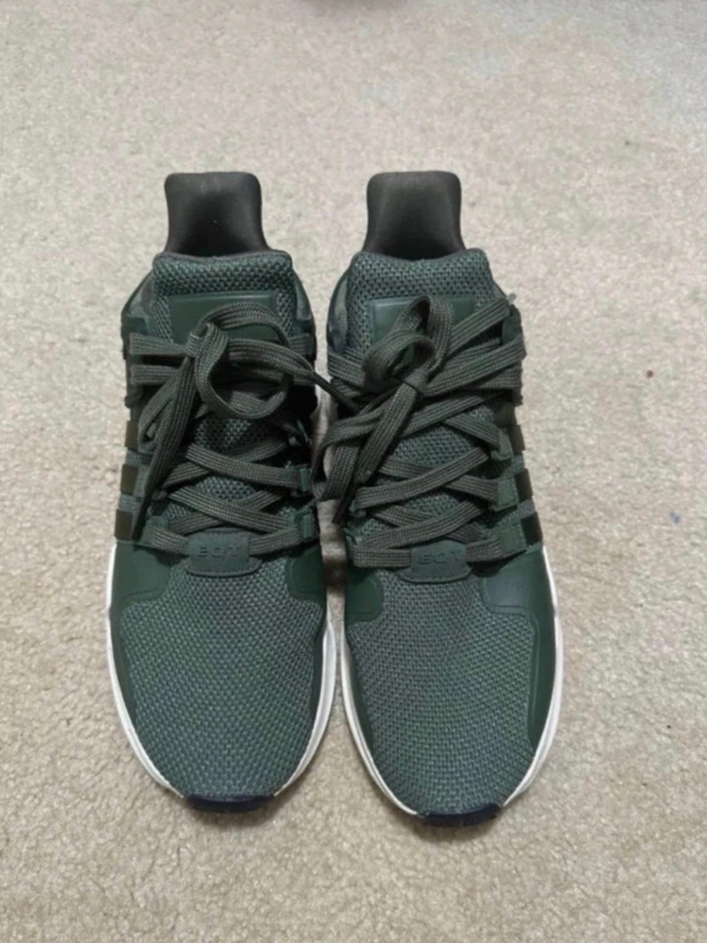 adidas Dark Green Athletic Sneakers